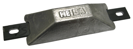 Skrovanod Aluminium 200g, Aluminiumfäste