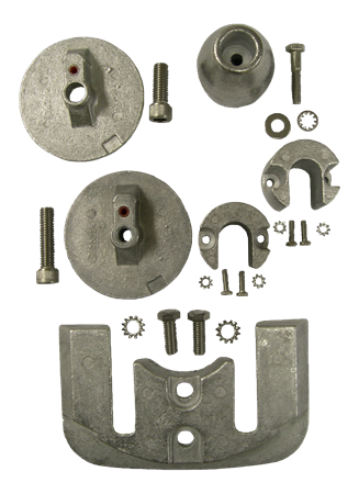 Anodsats aluminium Mercruiser Bravo 3 2004-