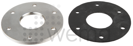 Rostfri fläns R 1 1/4" inkl. packning till VDO rörgivare Ø 55 mm