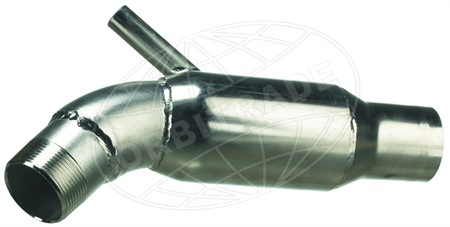 Avgaskrök Yanmar 2QM rostfri