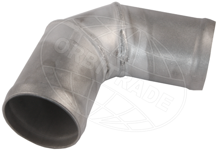 Skarvrör Rostfri 90° vinkel 51mm