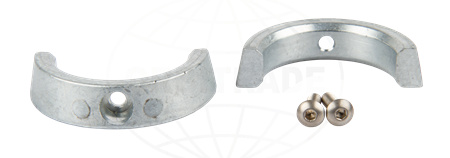 Anodsats 2-bl folding för propelleraxel D1, D2, zink