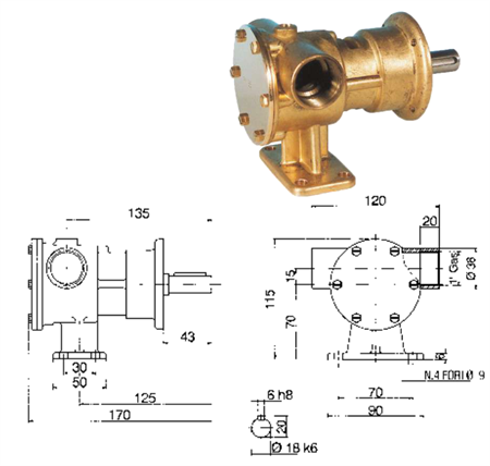 Impeller Pump Swn 7B Pm36
