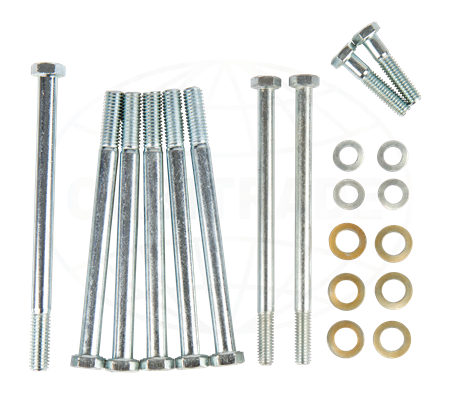 Bultsats avgasrör V8