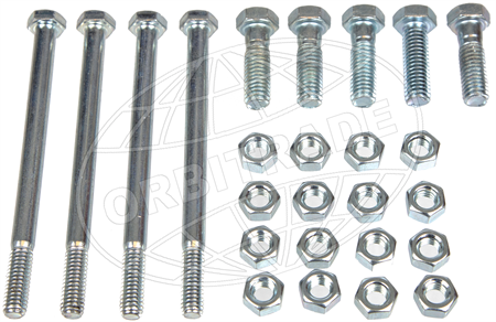 Bultsats avgasrör B30