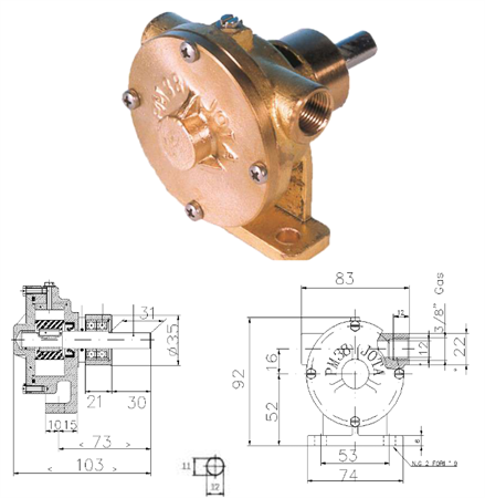 Impeller Pump Swn 4B Pm38
