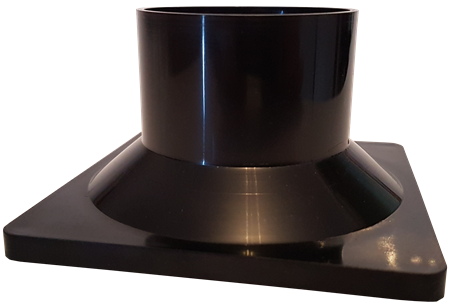 Utblåsrör Warmvind 55mm