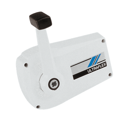 B89 Sidomonterat enhandsreglage utanpåliggande för en motor