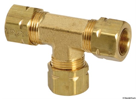 Nippel T-stycke nylonslang 3/8"