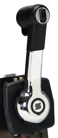 B184CB Sidomonterat enhandsreglage infällt med trim för en motor