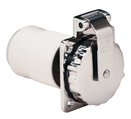 Elintag Marinco Rostritt stål 50A 125V