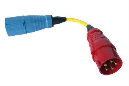 Adapterkabel 32A 3-fas till 32A 1-fas Ratio